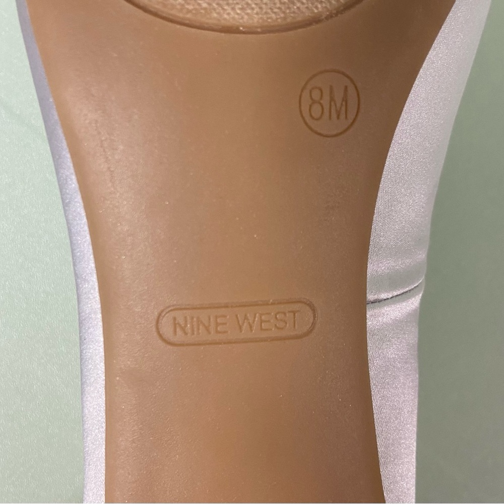 Nine West Silver Embellished Heels - Picture 5 of 6